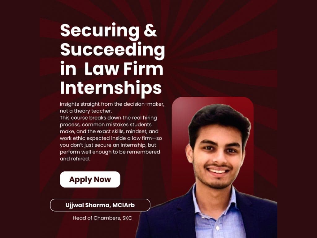 Securing & Succeeding in Law Firm Internships